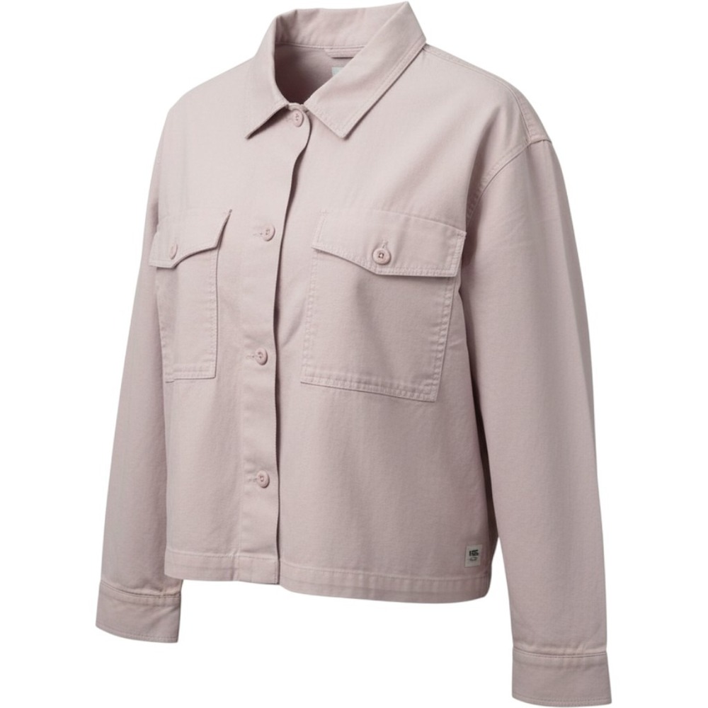 NWT Vans Pure Pink Mixed Up Shacket Cotton Canvas Shirt Jacket XL New